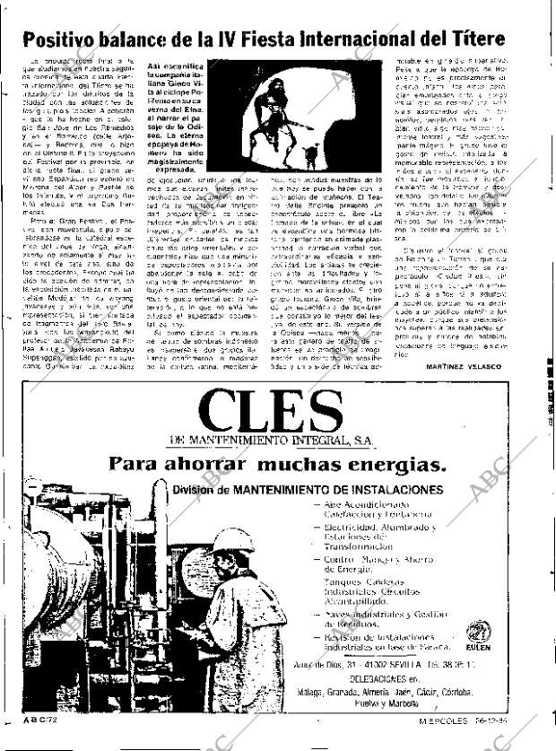 ABC SEVILLA 26-12-1984 página 72