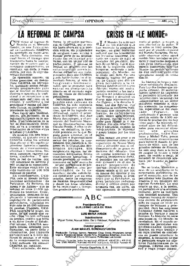 ABC MADRID 27-12-1984 página 11