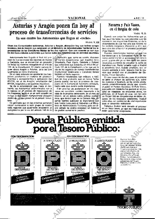 ABC MADRID 27-12-1984 página 19