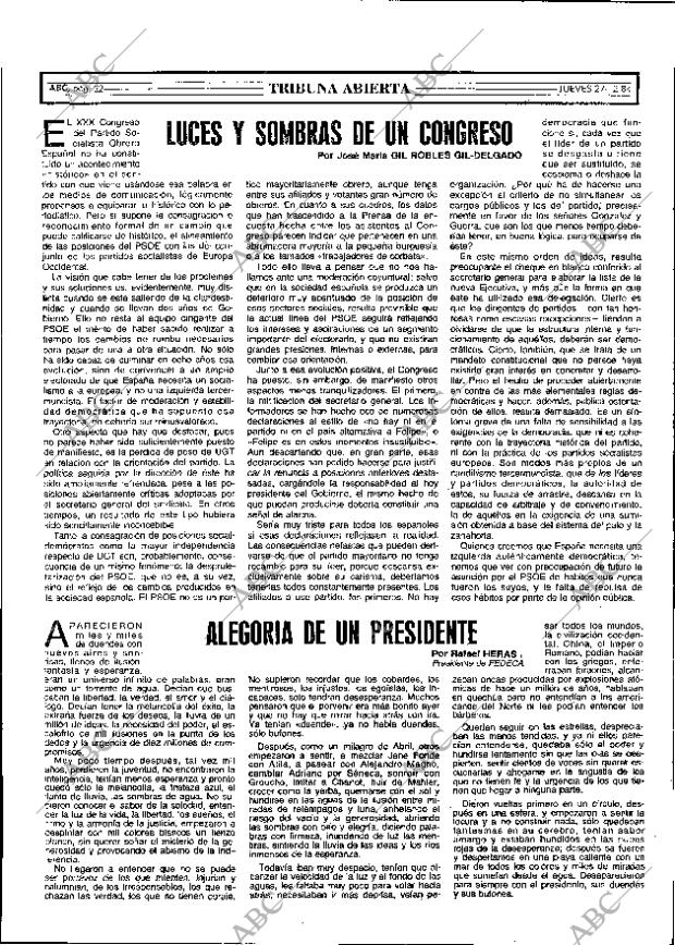 ABC MADRID 27-12-1984 página 22