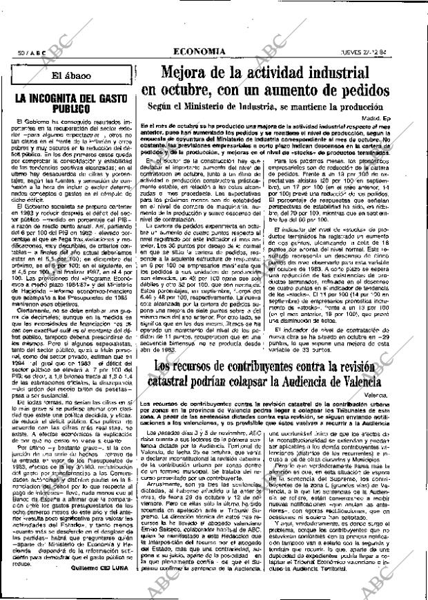 ABC MADRID 27-12-1984 página 50