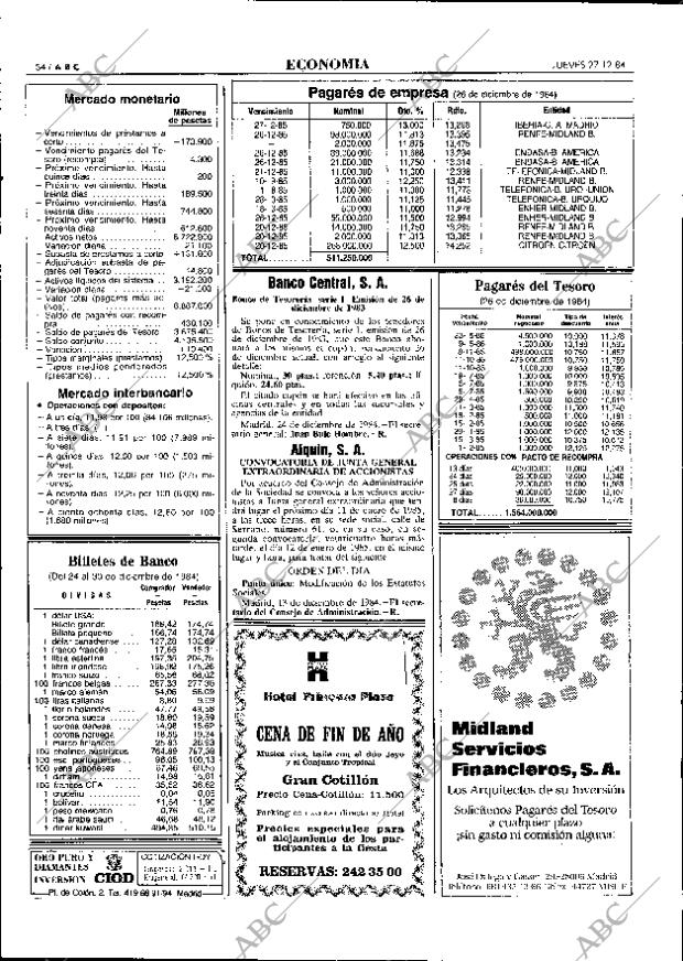 ABC MADRID 27-12-1984 página 54