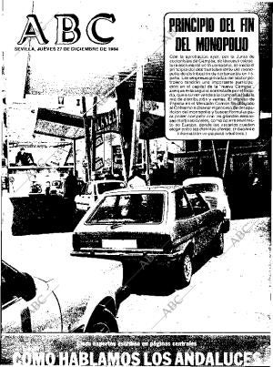 ABC SEVILLA 27-12-1984 página 1