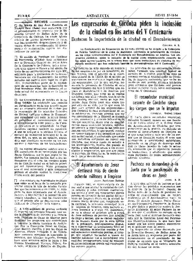 ABC SEVILLA 27-12-1984 página 30