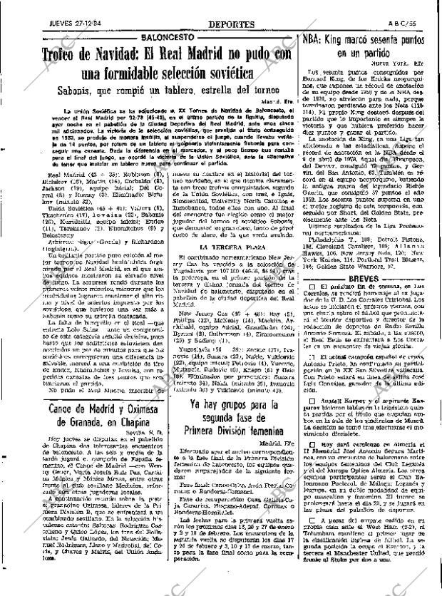 ABC SEVILLA 27-12-1984 página 55