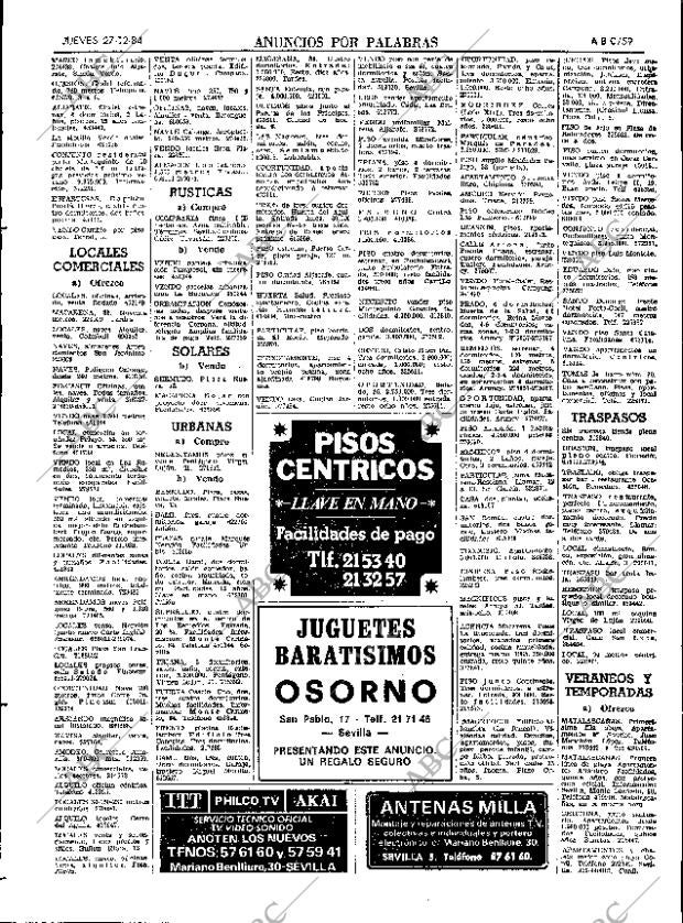 ABC SEVILLA 27-12-1984 página 59