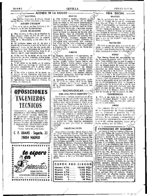 ABC SEVILLA 28-12-1984 página 34