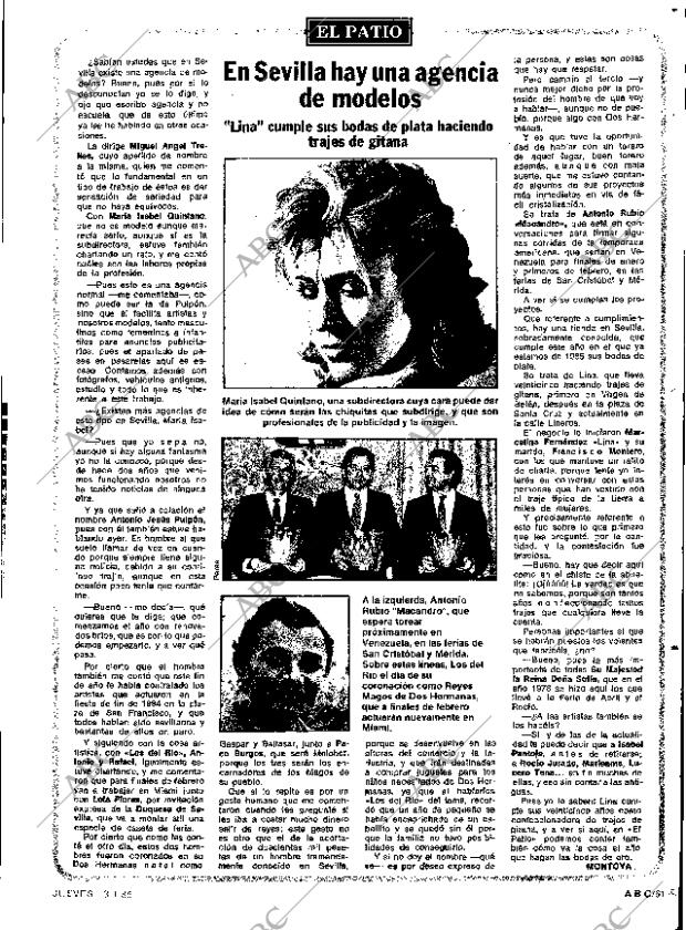 ABC SEVILLA 03-01-1985 página 61