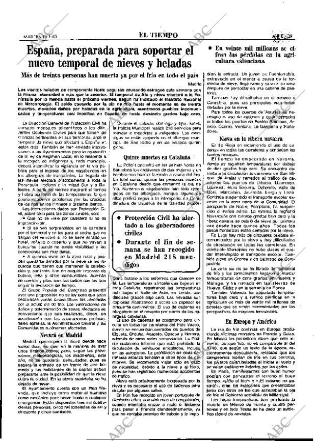 ABC MADRID 15-01-1985 página 39