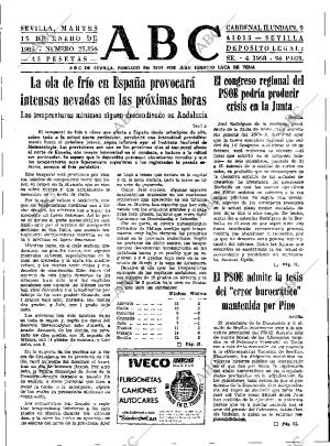 ABC SEVILLA 15-01-1985 página 17