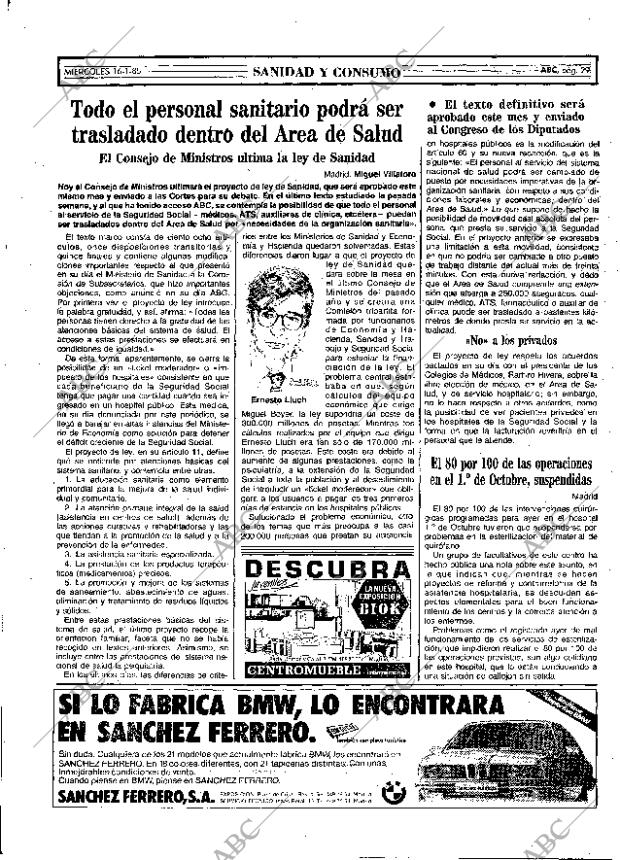 ABC MADRID 16-01-1985 página 29