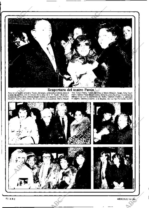 ABC MADRID 16-01-1985 página 82