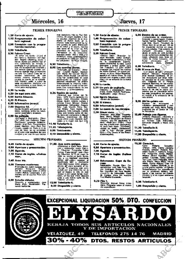 ABC MADRID 16-01-1985 página 86