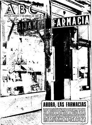 ABC SEVILLA 17-01-1985 página 1