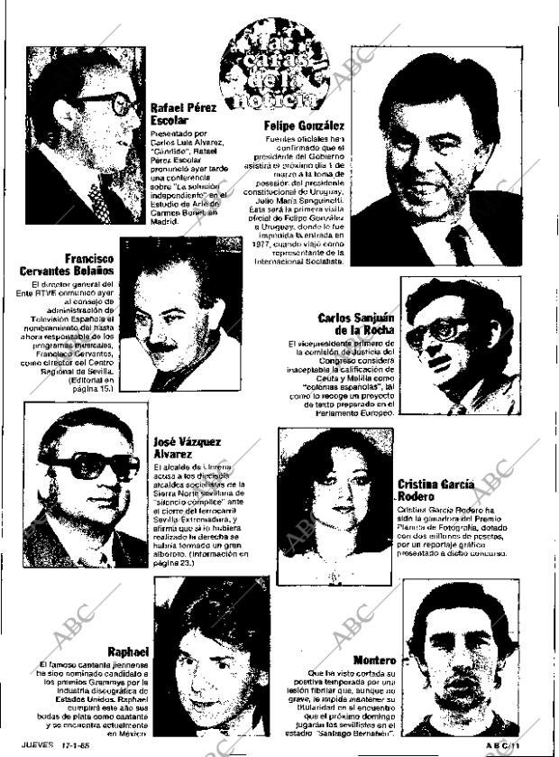 ABC SEVILLA 17-01-1985 página 11