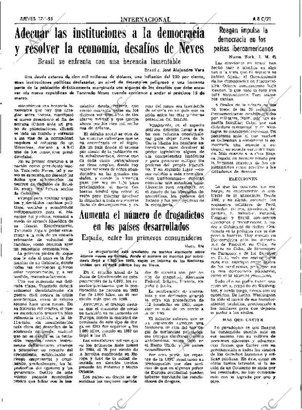 ABC SEVILLA 17-01-1985 página 21