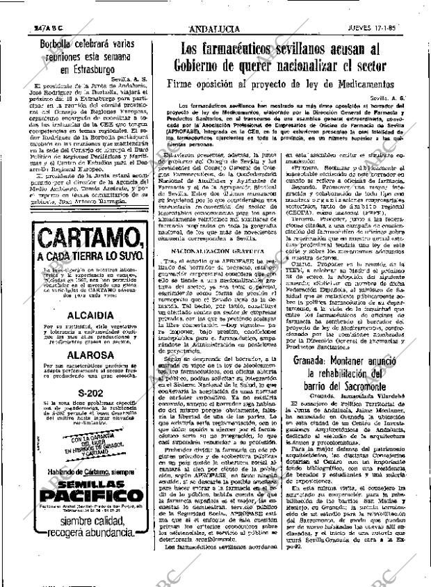 ABC SEVILLA 17-01-1985 página 24