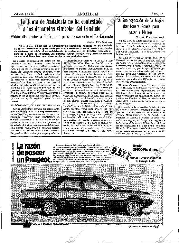 ABC SEVILLA 17-01-1985 página 29