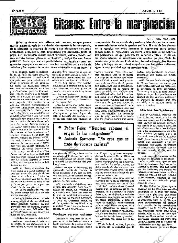 ABC SEVILLA 17-01-1985 página 36