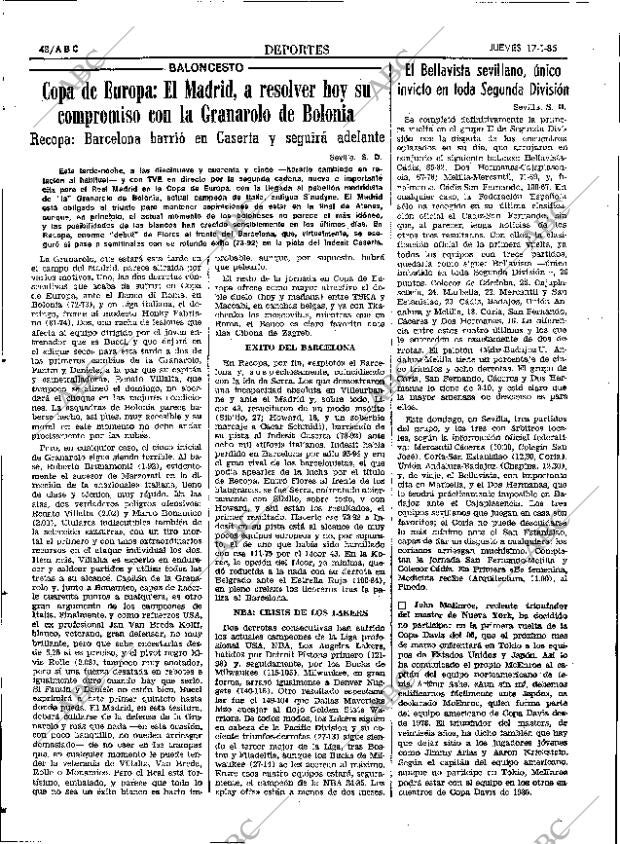 ABC SEVILLA 17-01-1985 página 48