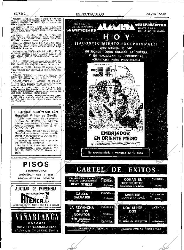 ABC SEVILLA 17-01-1985 página 50