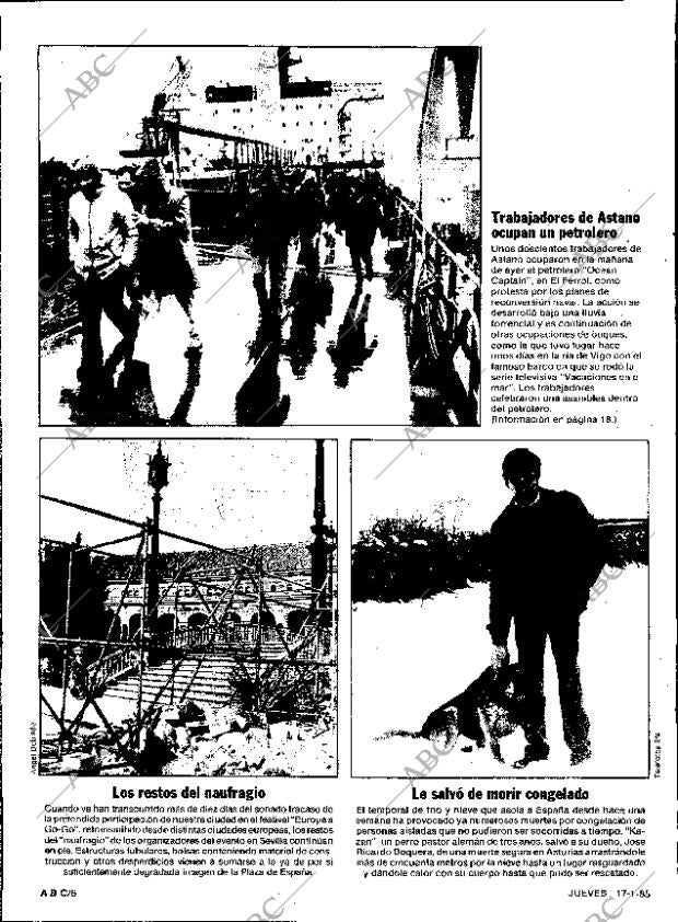 ABC SEVILLA 17-01-1985 página 6