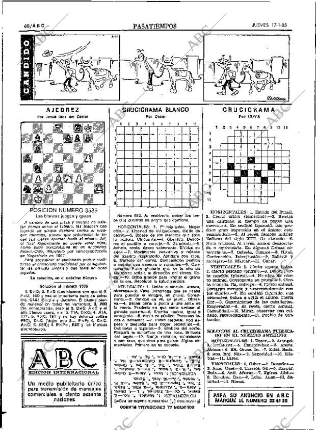 ABC SEVILLA 17-01-1985 página 60