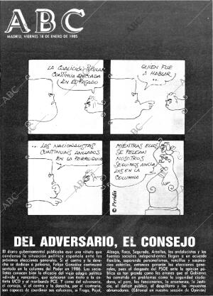 ABC MADRID 18-01-1985 página 1