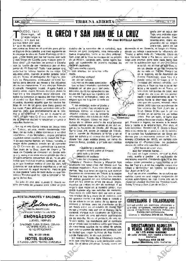 ABC MADRID 18-01-1985 página 24