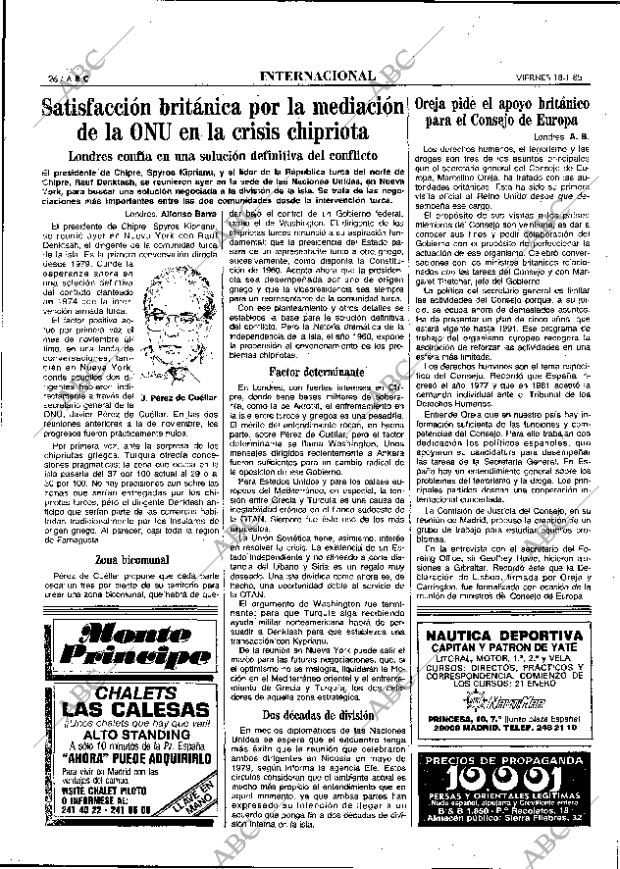 ABC MADRID 18-01-1985 página 26