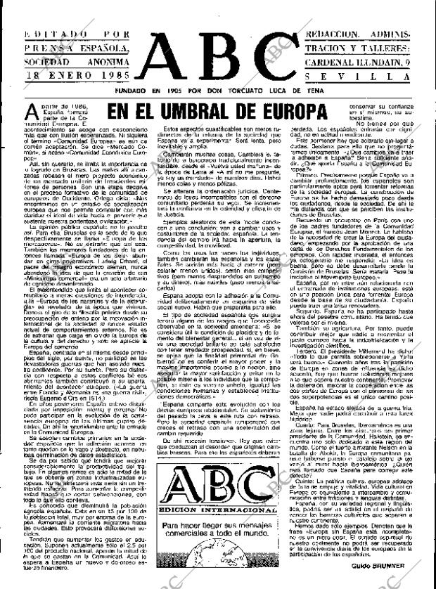 ABC SEVILLA 18-01-1985 página 3