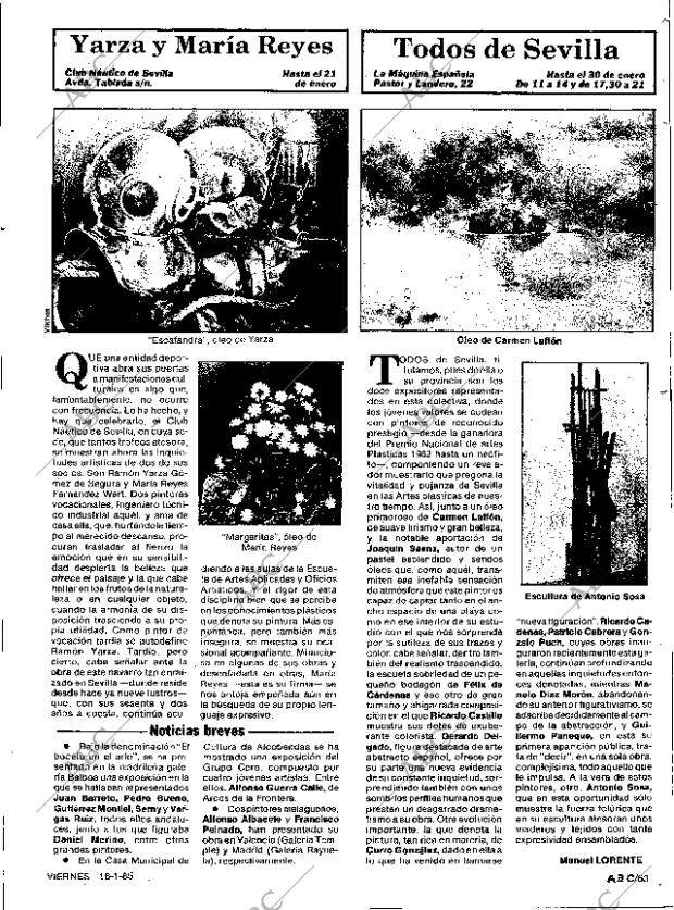 ABC SEVILLA 18-01-1985 página 63