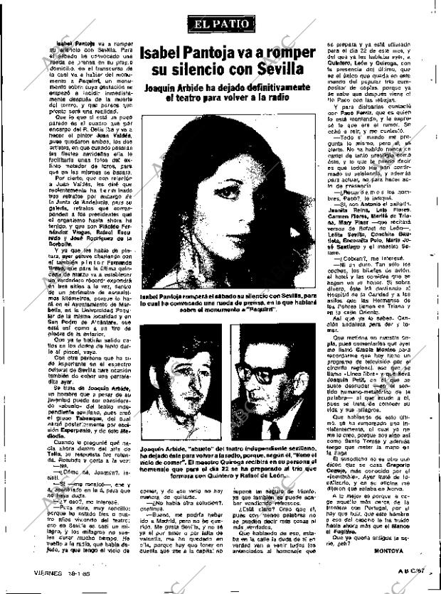 ABC SEVILLA 18-01-1985 página 67