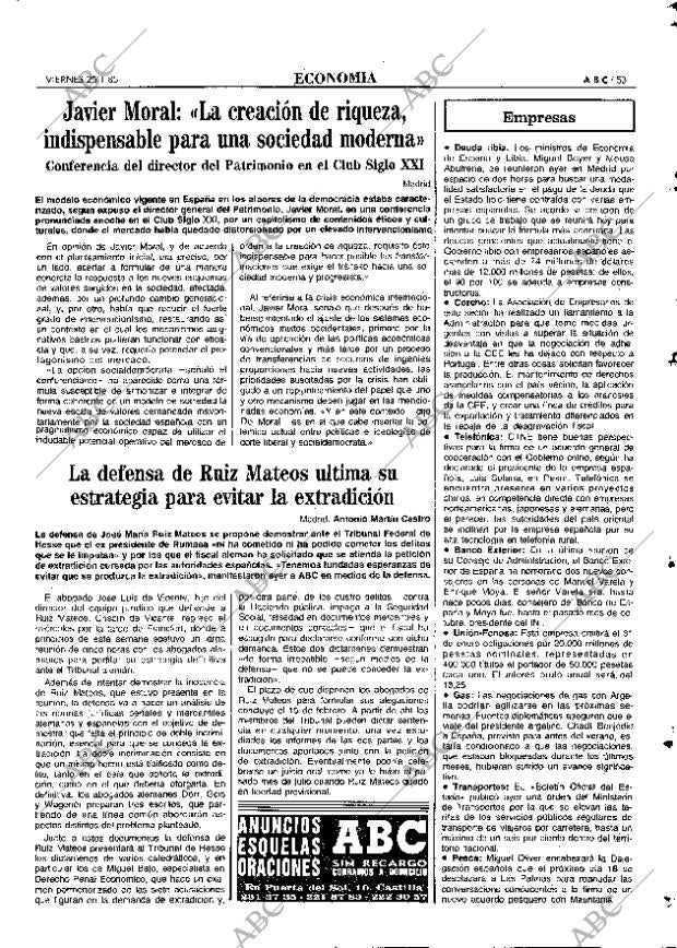 ABC MADRID 25-01-1985 página 53