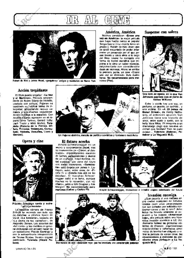 ABC MADRID 26-01-1985 página 101