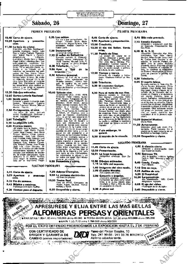 ABC MADRID 26-01-1985 página 102