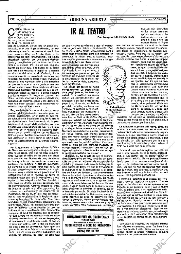 ABC MADRID 26-01-1985 página 42