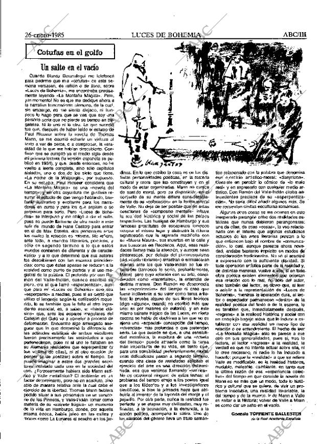 ABC MADRID 26-01-1985 página 49