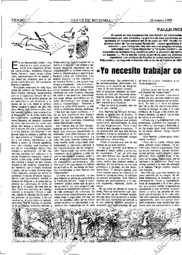 ABC MADRID 26-01-1985 página 52