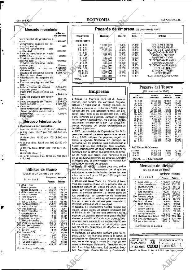 ABC MADRID 26-01-1985 página 66