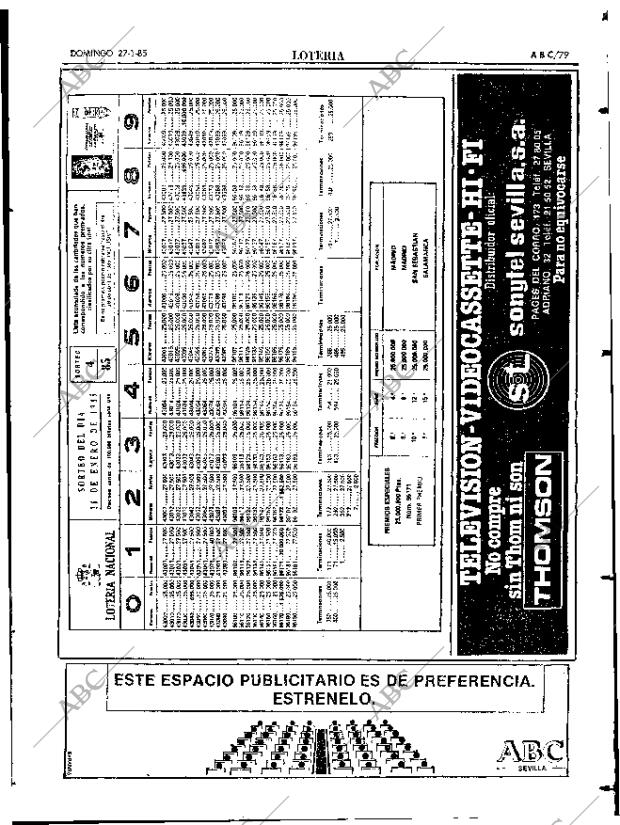 ABC SEVILLA 27-01-1985 página 79