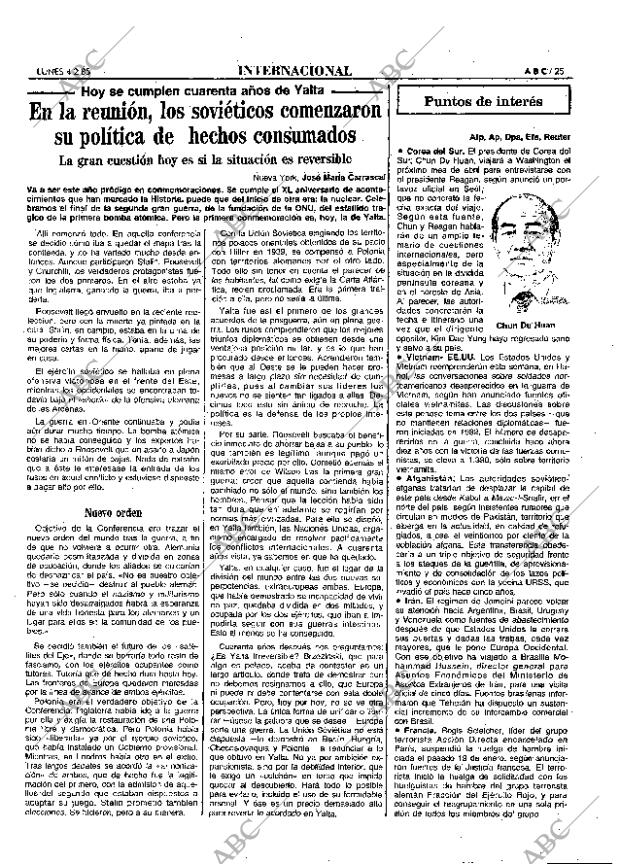ABC MADRID 04-02-1985 página 25