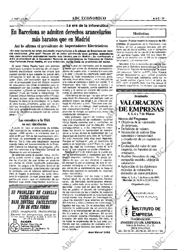 ABC MADRID 04-02-1985 página 39