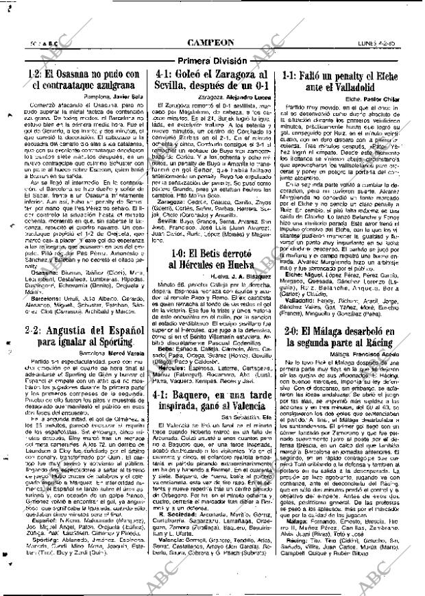 ABC MADRID 04-02-1985 página 50