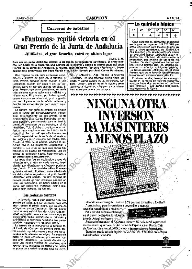 ABC MADRID 04-02-1985 página 61