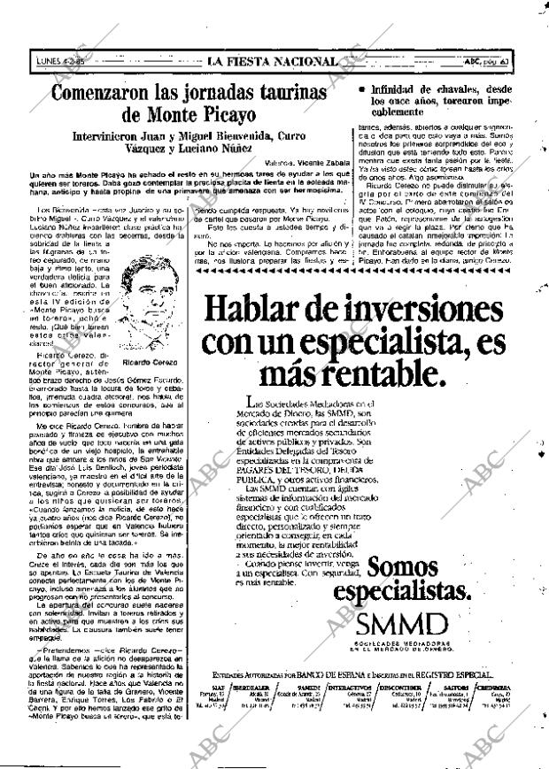 ABC MADRID 04-02-1985 página 63