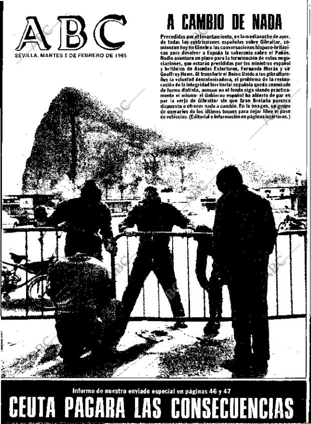ABC SEVILLA 05-02-1985 página 1