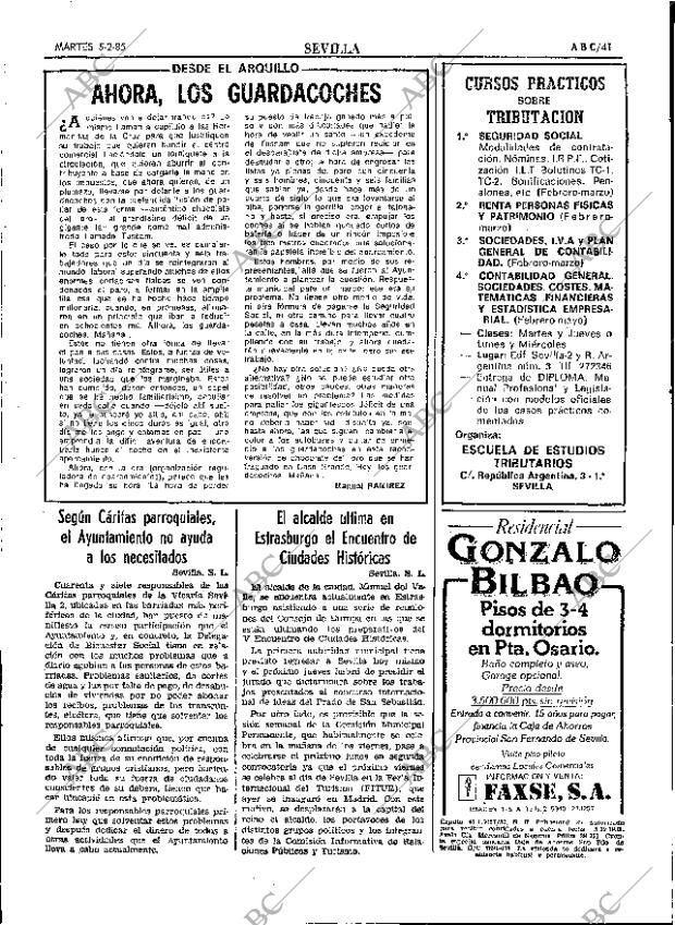 ABC SEVILLA 05-02-1985 página 41