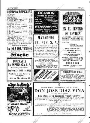 ABC SEVILLA 05-02-1985 página 77