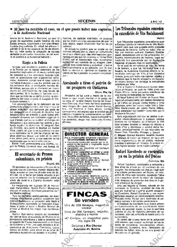 ABC MADRID 07-02-1985 página 43